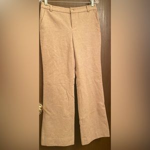 Lauren Ralph Lauren Petite Tan 100% Merino Wool Pants Women's 4P